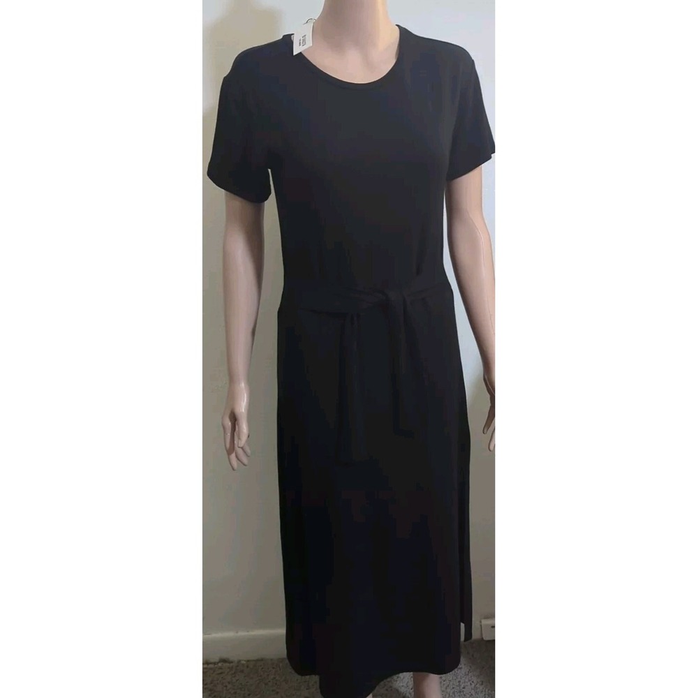 BB Dakota Black Before Midnight Short Sleeve Midi Dress XS NWT